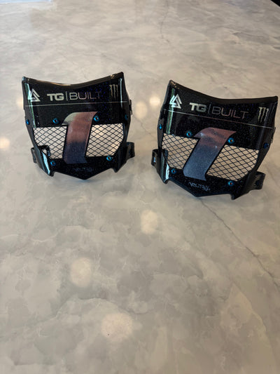 Vented titanium plate