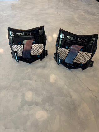 Vented titanium plate