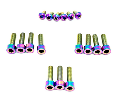 Titanium DNM/ KKE Fork Bolt Kits (Set of 11)