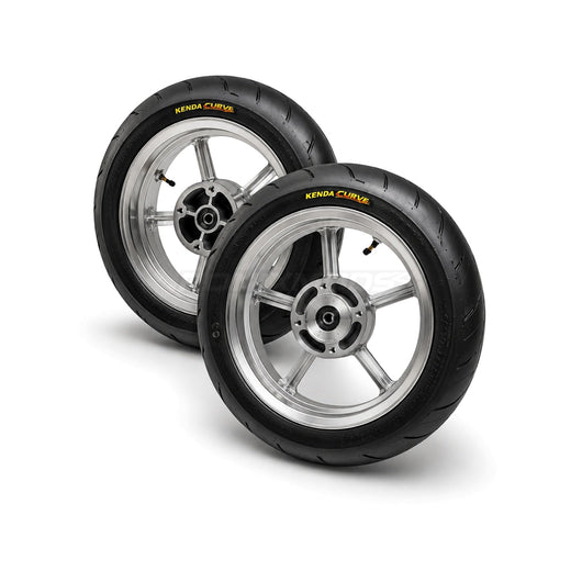 12" Supermoto Chrome Wheelset - Tuttio/Yozma/Heybike/Valintsu/Razor🔥